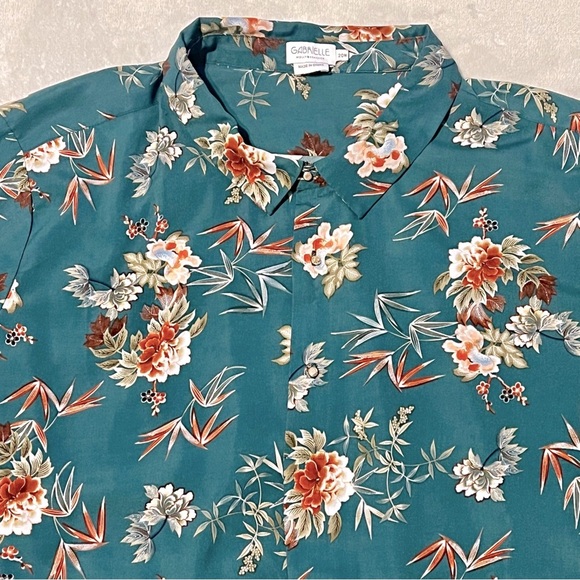 25. Molly Bracken Womens Emerald Green Floral Long Sleeve Blouse Spring Office - Picture 5 of 10